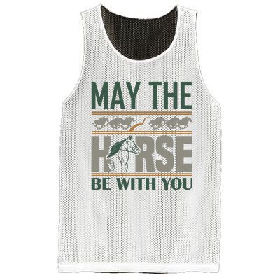 May The Horse Be With You Mesh Reversible Basketball Jersey Tank