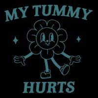 My Tummy Hurts Tummy Ache Survivor Meme City Backpack
