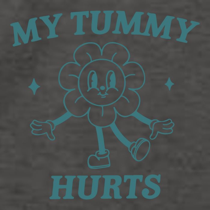 My Tummy Hurts Tummy Ache Survivor Meme Vector Backpack