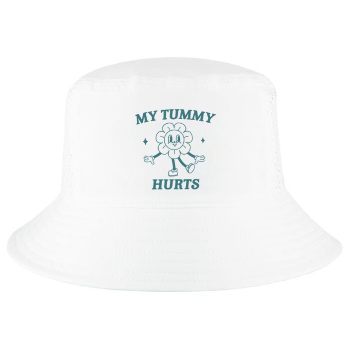 My Tummy Hurts Tummy Ache Survivor Meme Cool Comfort Performance Bucket Hat
