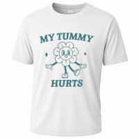 My Tummy Hurts Tummy Ache Survivor Meme Cooling Performance Crew T-Shirt