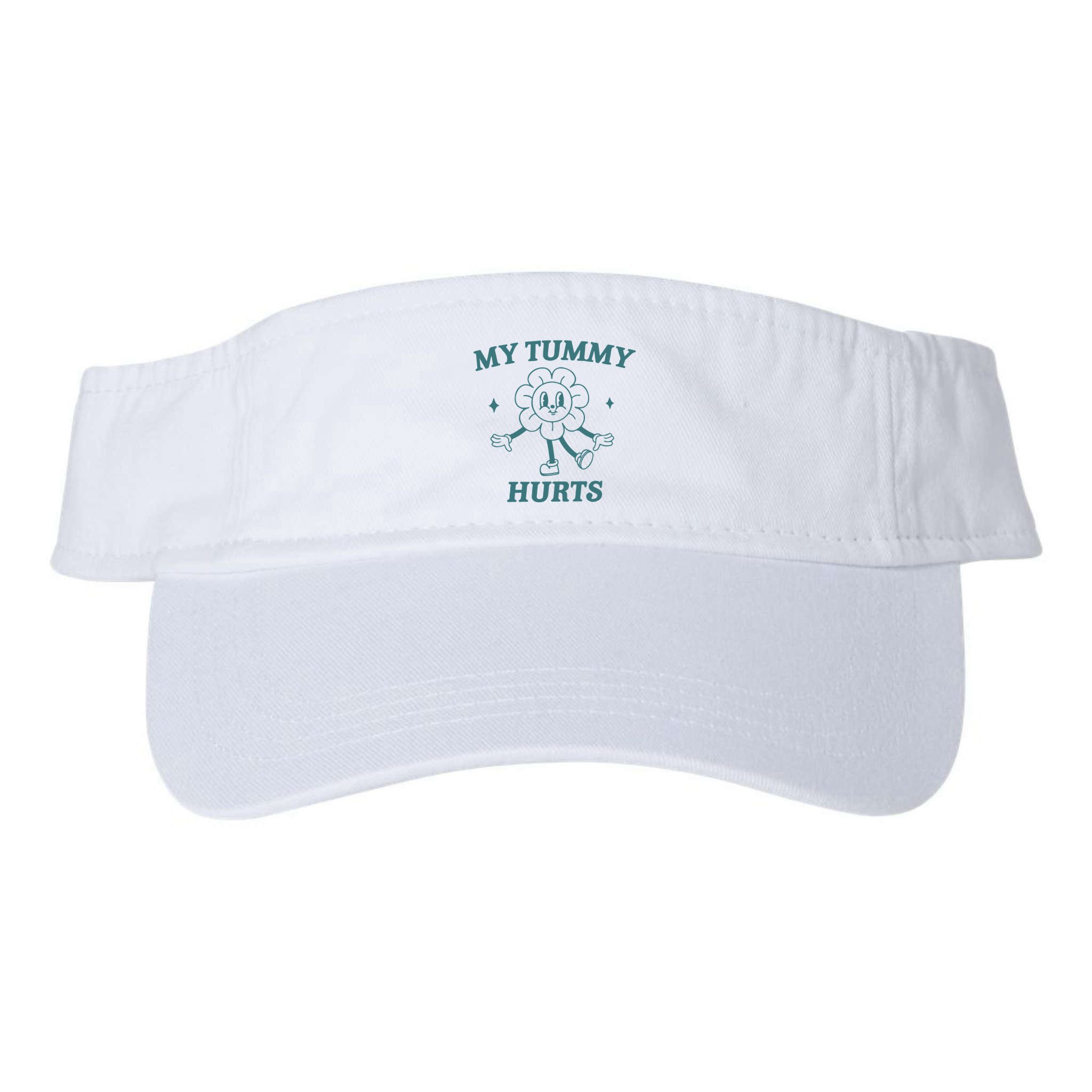 My Tummy Hurts Tummy Ache Survivor Meme Visor
