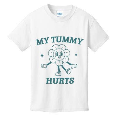 My Tummy Hurts Tummy Ache Survivor Meme Kids T-Shirt