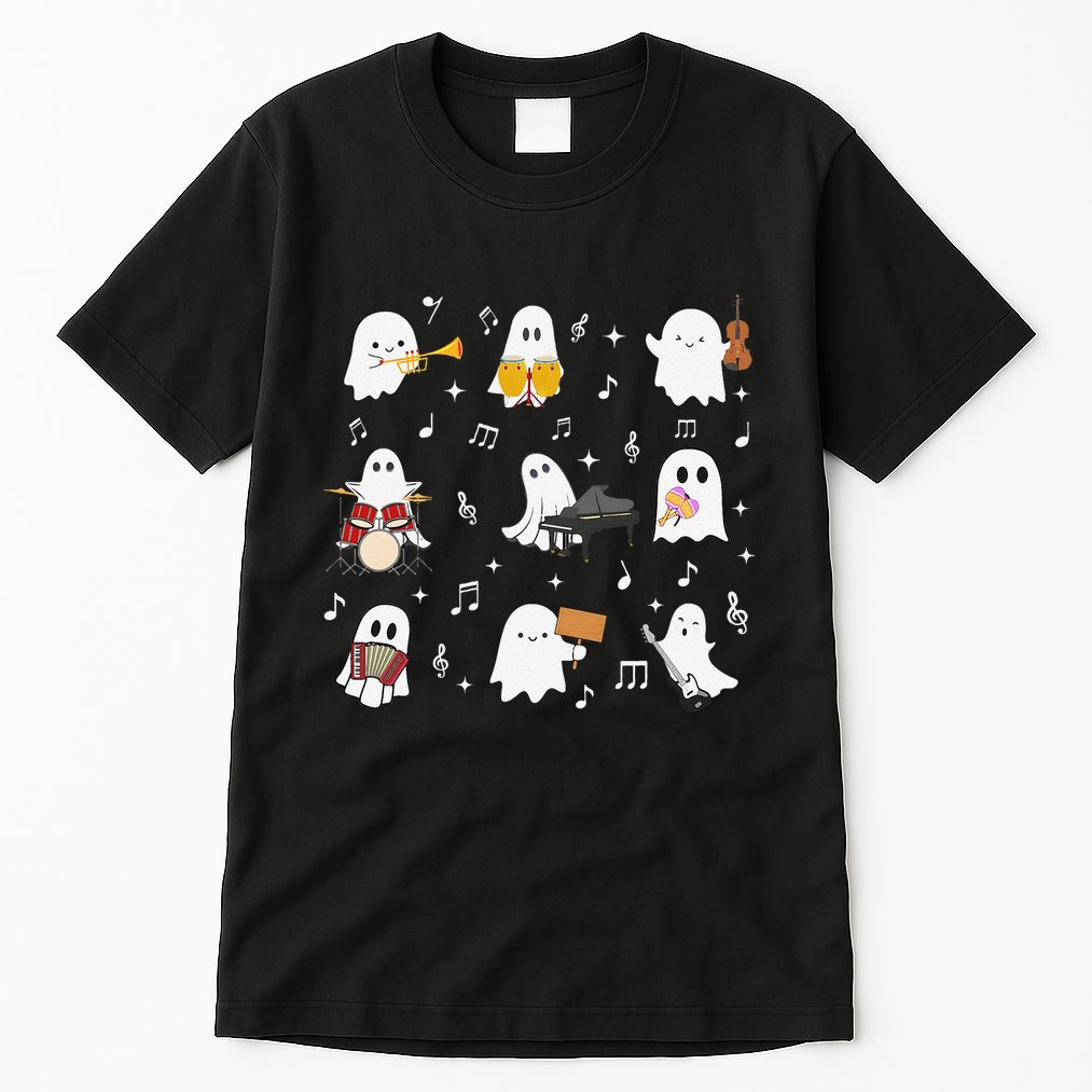 Music Teacher Halloween Music Teacher Education Gift Tall T-Shirt