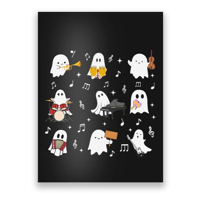 Music Teacher Halloween Music Teacher Education Gift Poster