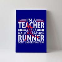 Marathoner Tee Half Marathon First Half Marathon Gift Canvas