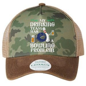 My Team Has Bowling Problem Legacy Tie Dye Trucker Hat