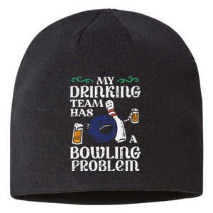 My Team Has Bowling Problem Sustainable Beanie