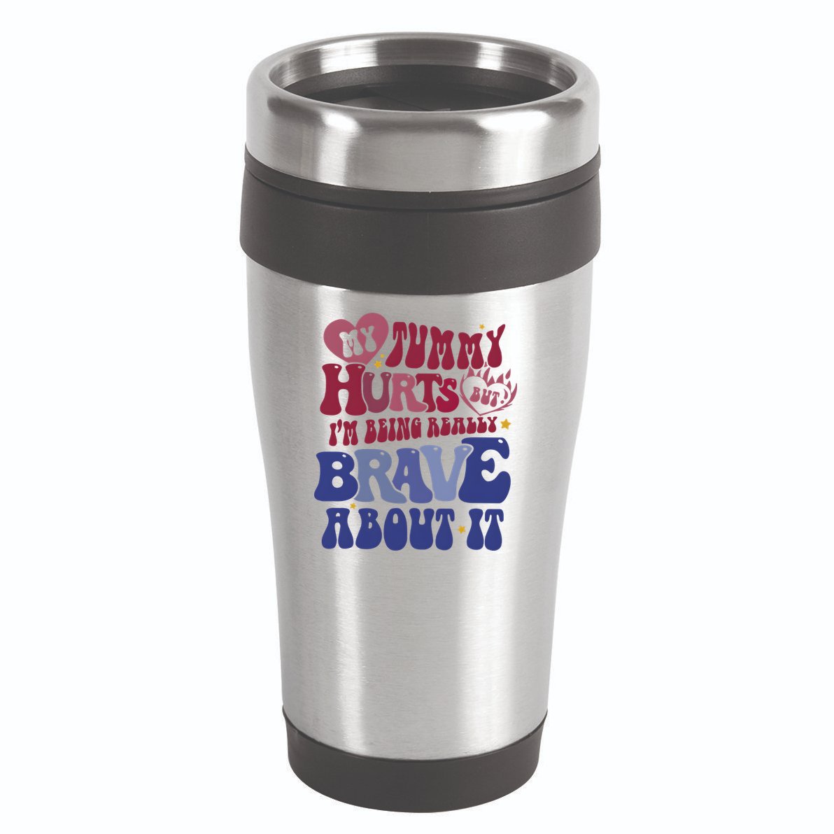 My Tummy Hurts Tummy Ache Survivor 16oz Travel Tumbler