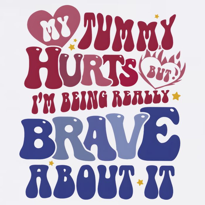 My Tummy Hurts Tummy Ache Survivor Cooling Performance Crew T-Shirt
