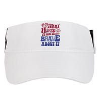 My Tummy Hurts Tummy Ache Survivor Adult Drive Performance Visor