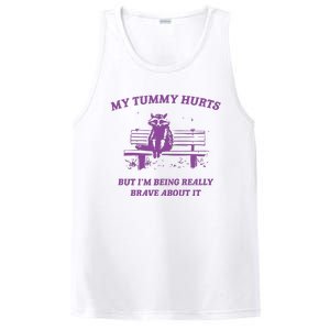 My Tummy Hurts Raccoon PosiCharge Competitor Tank