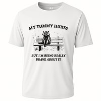 My Tummy Hurts But IM Being Brave About It Performance Shirt