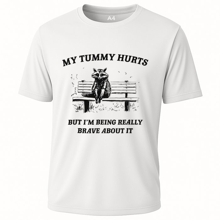 My Tummy Hurts But IM Being Brave About It Performance Shirt