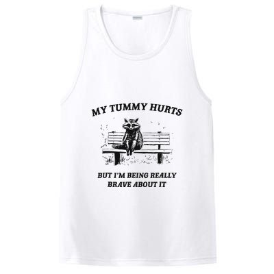 My Tummy Hurts But IM Being Brave About It PosiCharge Competitor Tank
