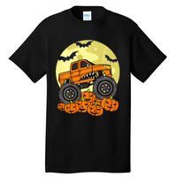 Monster Truck Halloween Moon Jack O Lantern Pumpkin Tall T-Shirt