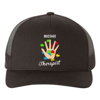 Massage Therapist Handprint Yupoong Adult 5-Panel Trucker Hat