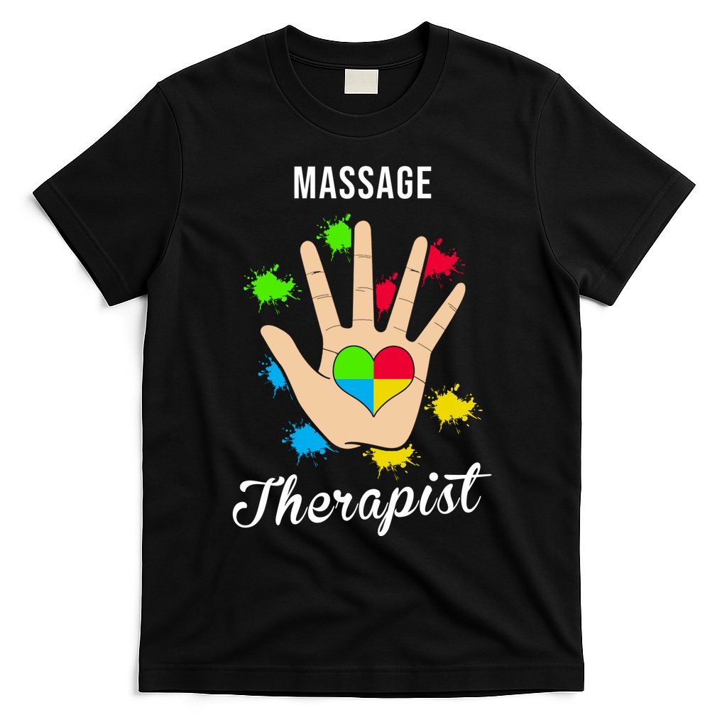 Massage Therapist Handprint T-Shirt