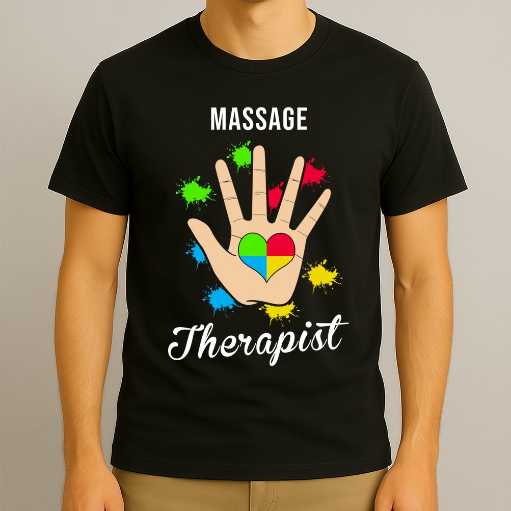 Massage Therapist Handprint T-Shirt