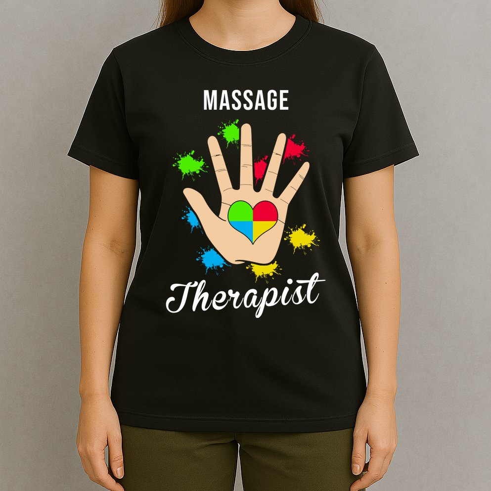 Massage Therapist Handprint T-Shirt
