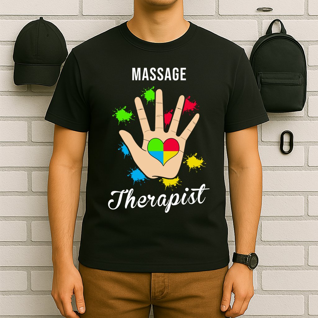 Massage Therapist Handprint T-Shirt