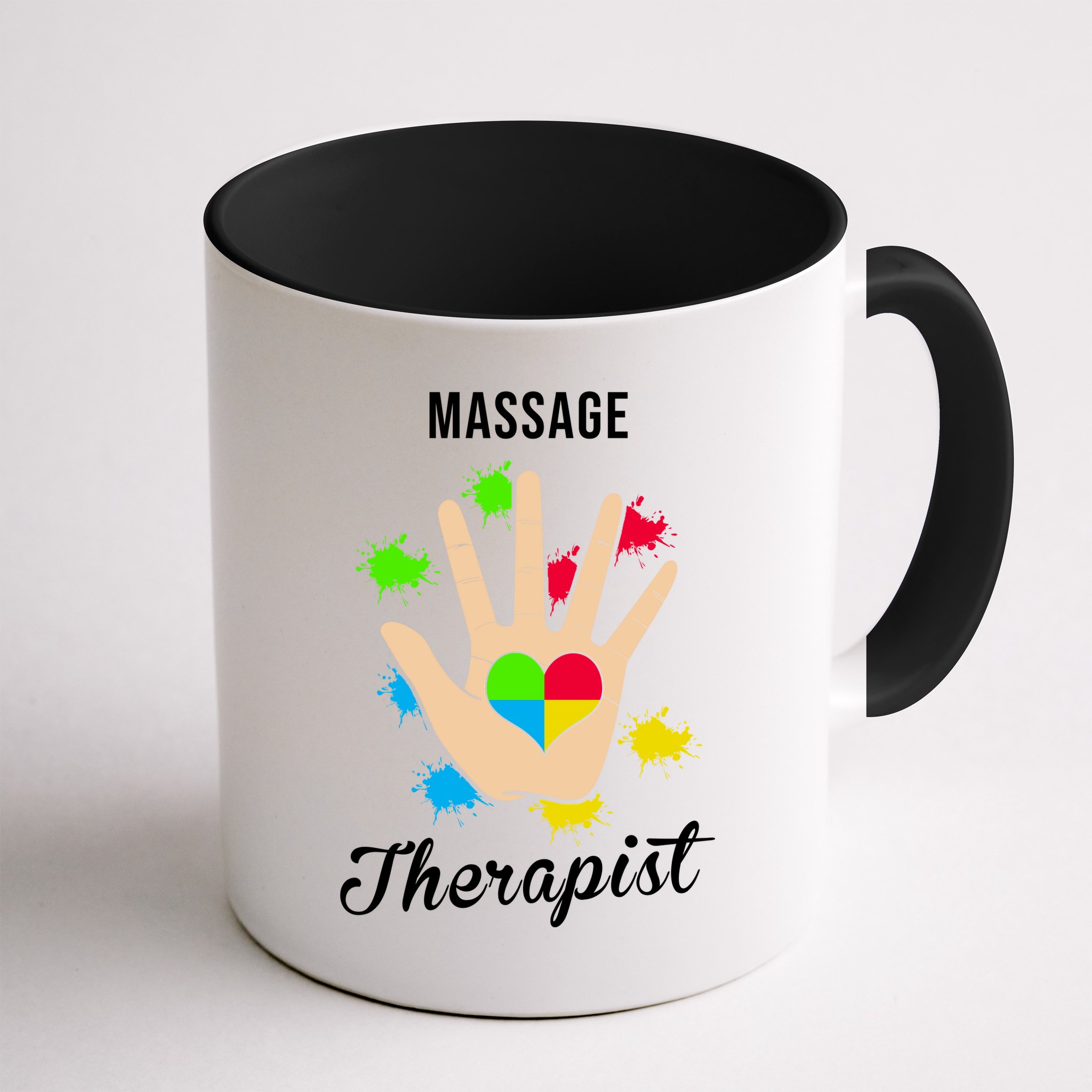 Massage Therapist Handprint Mug