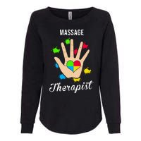 Massage Therapist Handprint Womens California Wash Sweatshirt