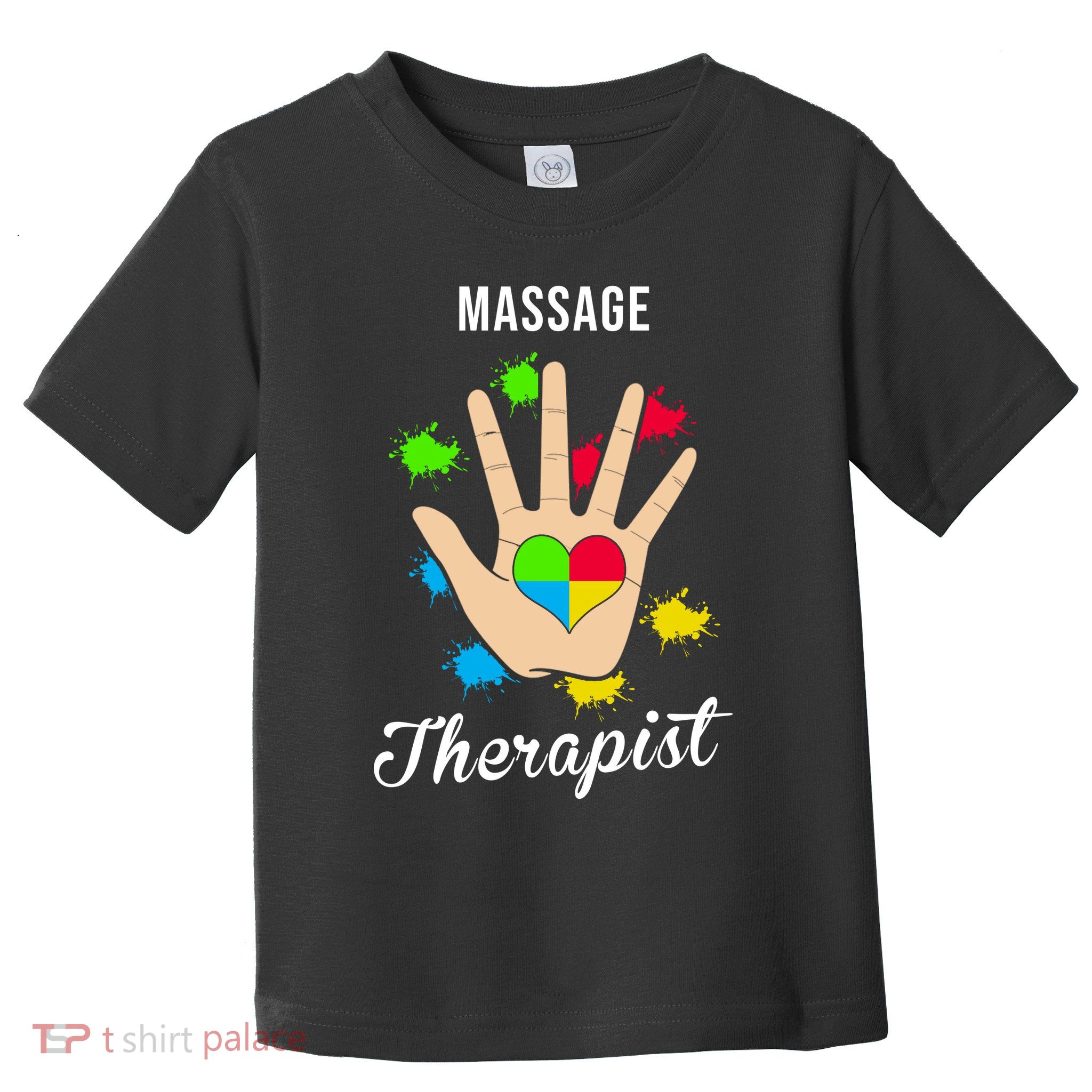 Massage Therapist Handprint Toddler T-Shirt