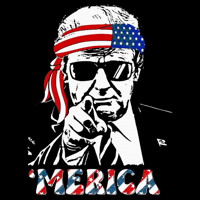 Merica Trump Happy 4th Of July Trump American Flag Impact Tech Backpack