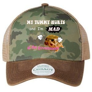 My Tummy Hurts And Im MAD At The Government Legacy Tie Dye Trucker Hat