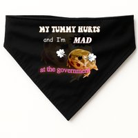 My Tummy Hurts And Im MAD At The Government USA-Made Doggie Bandana