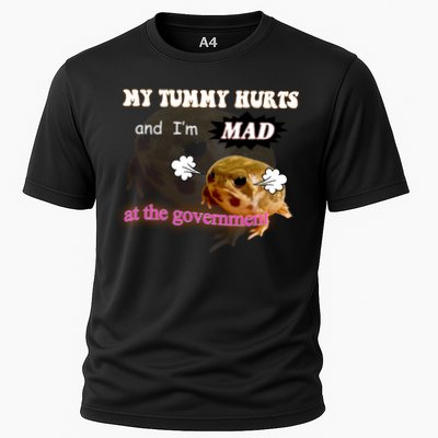 My Tummy Hurts And Im MAD At The Government Performance Shirt