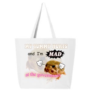 My Tummy Hurts And Im MAD At The Government 25L Jumbo Tote