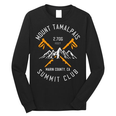 Mount Tamalpais Hiking Marin County California Long Sleeve Shirt