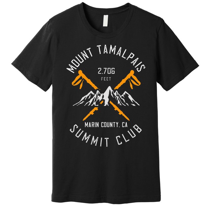 Mount Tamalpais Hiking Marin County California Premium T-Shirt