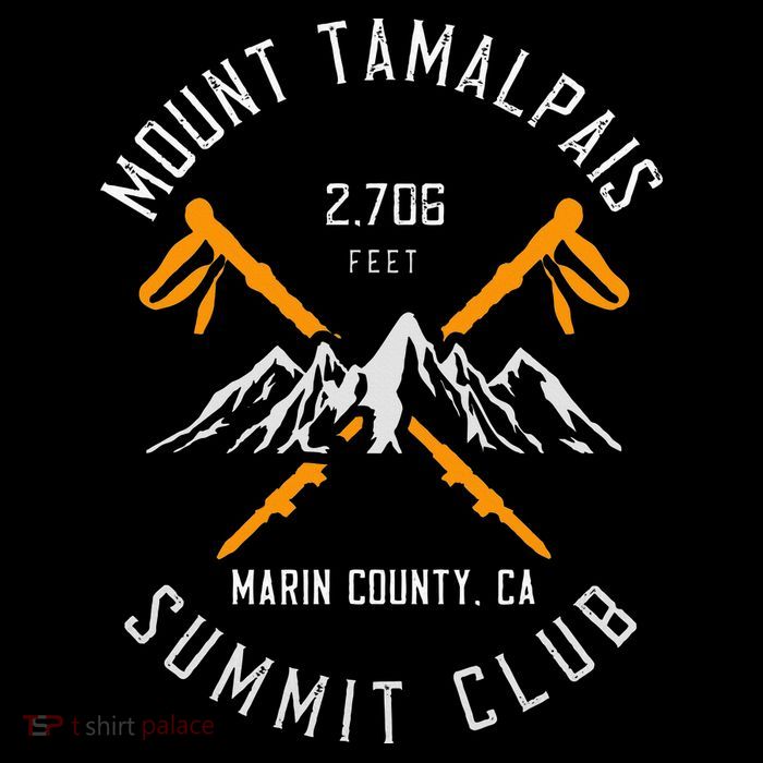 Mount Tamalpais Hiking Marin County California Premium T-Shirt