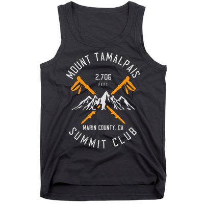 Mount Tamalpais Hiking Marin County California Tank Top