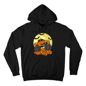 Monster Truck Halloween Moon Jack O Lantern Pumpkin Tall Hoodie