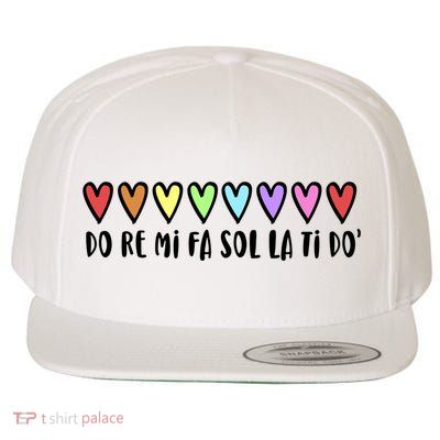 Music Teacher Hearts Music Teaching Gift Wool Snapback Cap