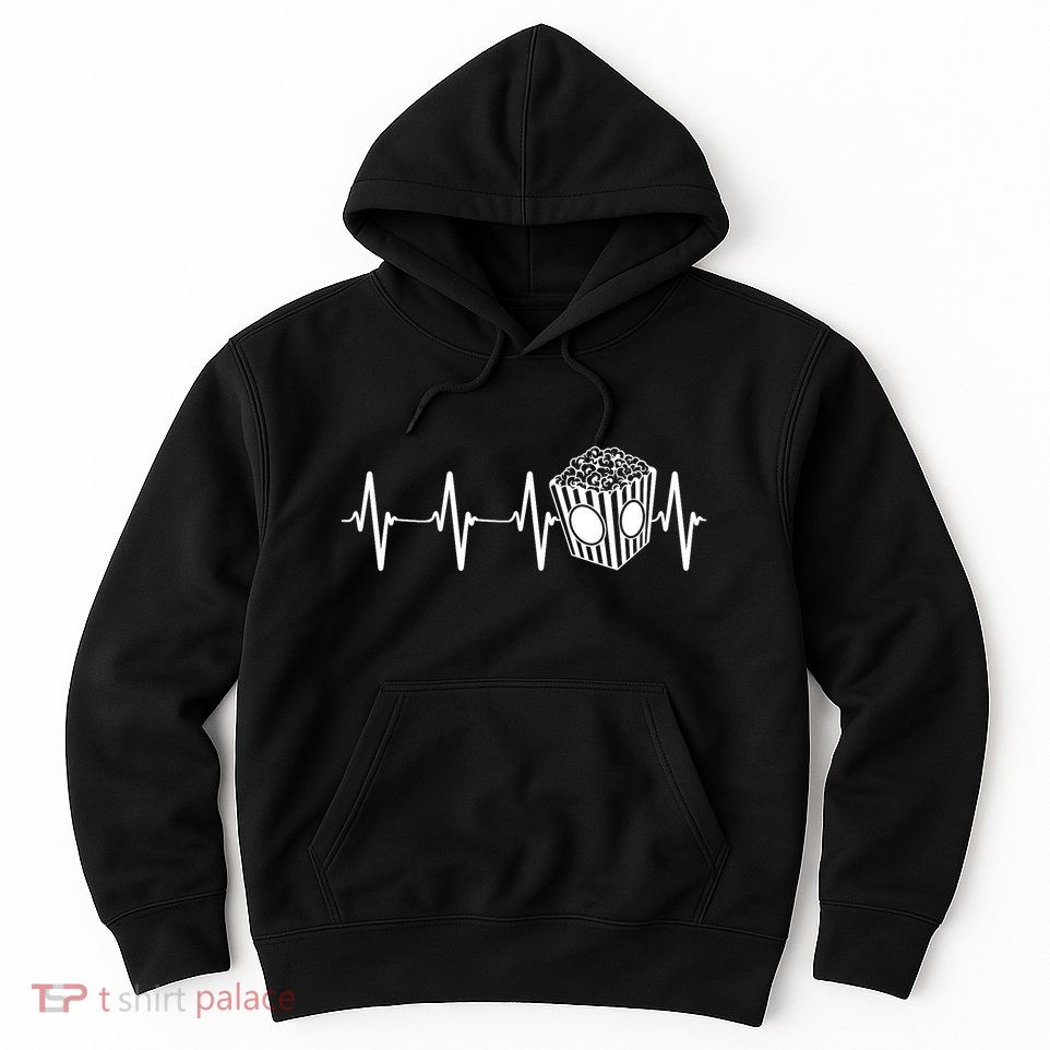 Movie Theater Heartbeat Movie Cinema Lover Hoodie