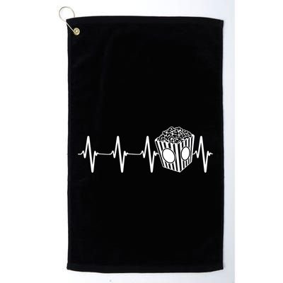 Movie Theater Heartbeat Movie Cinema Lover Golf Towel
