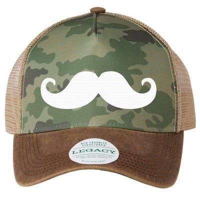 Mustache Trendy Hipster Funny Handlebar Mustache Legacy Tie Dye Trucker Hat