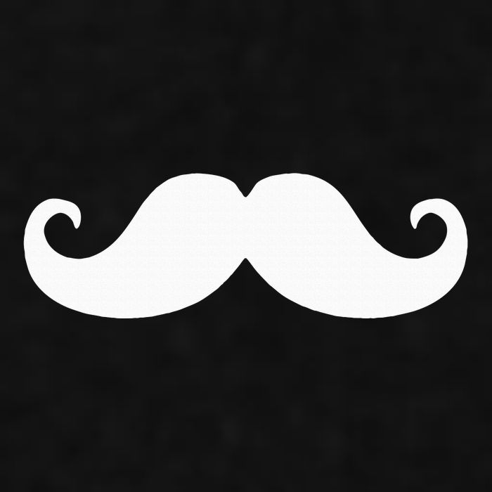 Mustache Trendy Hipster Funny Handlebar Mustache Ladies PosiCharge Tri-Blend Wicking Tank