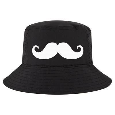 Mustache Trendy Hipster Funny Handlebar Mustache Cool Comfort Performance Bucket Hat