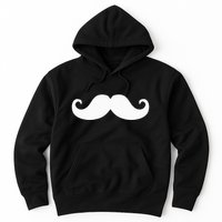 Mustache Trendy Hipster Funny Handlebar Mustache Hoodie