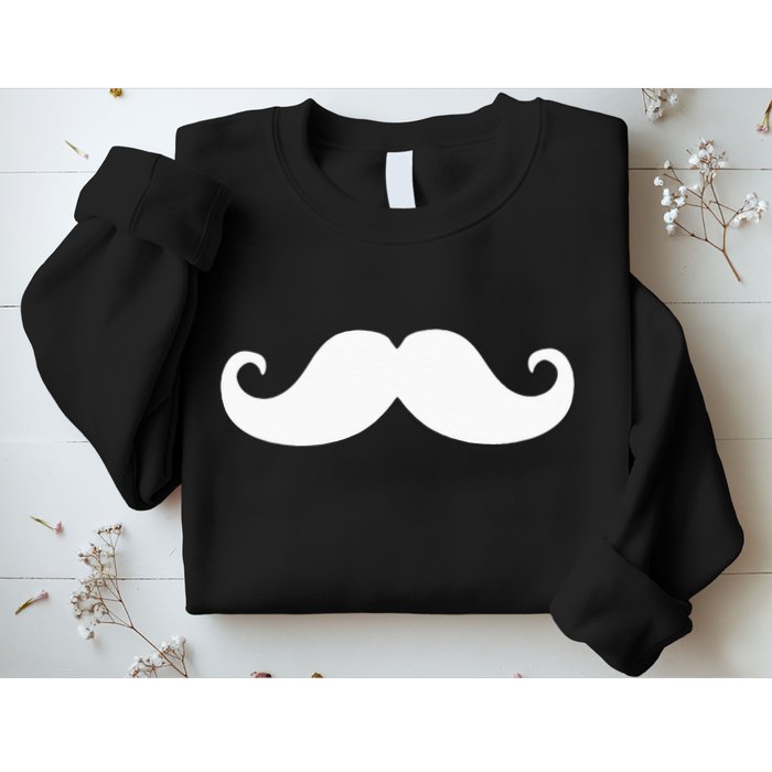 Mustache Trendy Hipster Funny Handlebar Mustache Sweatshirt