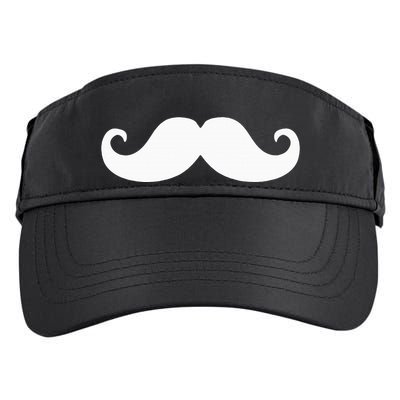 Mustache Trendy Hipster Funny Handlebar Mustache Adult Drive Performance Visor