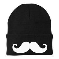 Mustache Trendy Hipster Funny Handlebar Mustache Beanie