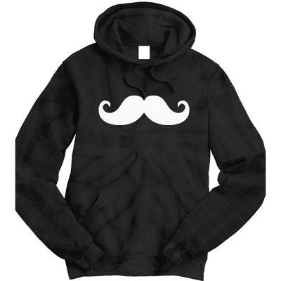 Mustache Trendy Hipster Funny Handlebar Mustache Tie Dye Hoodie