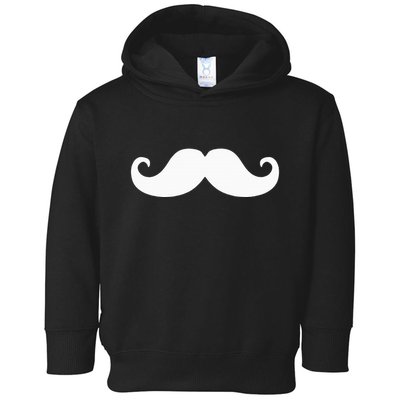 Mustache Trendy Hipster Funny Handlebar Mustache Toddler Hoodie